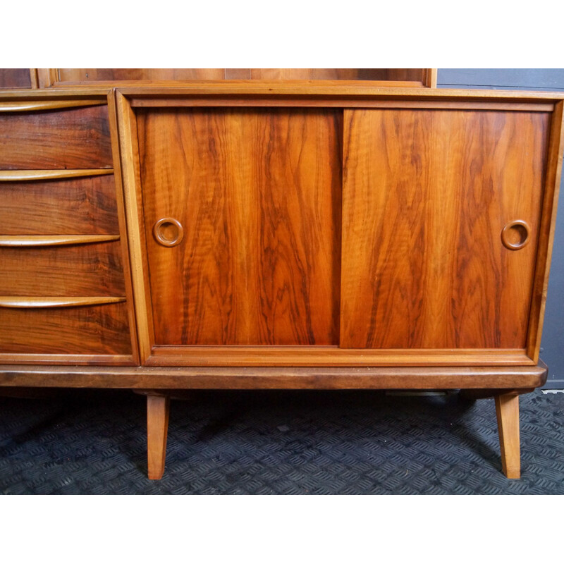 Vintage Rudolf Glatzel for Fristho Walnut Dressoir 1956s