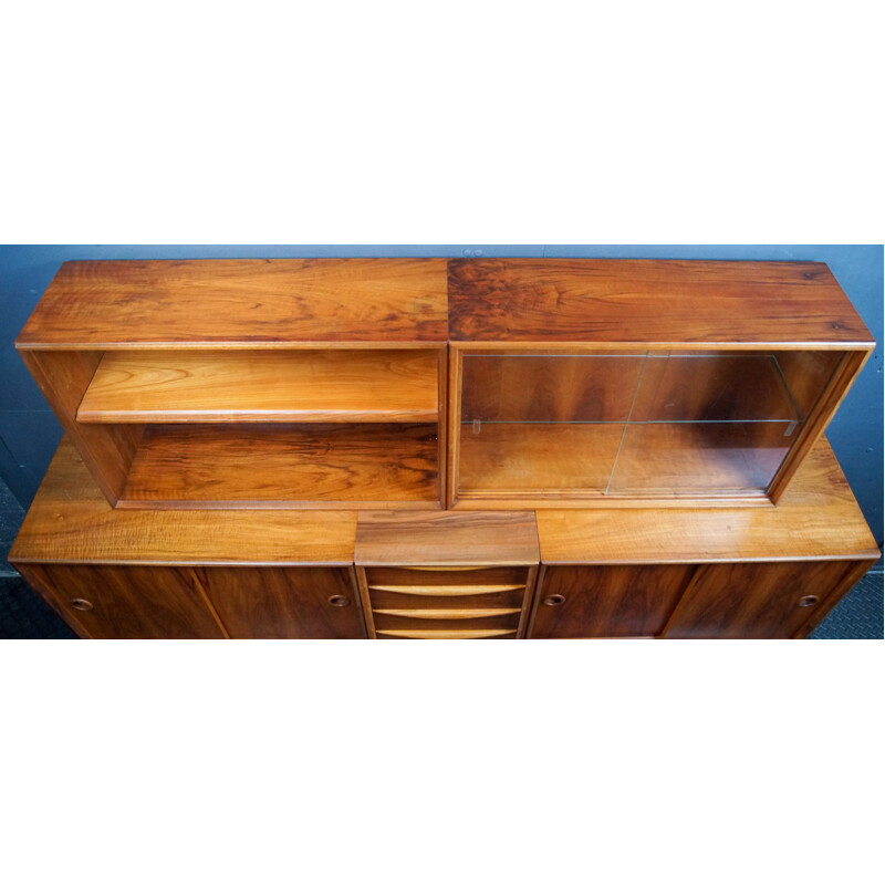 Vintage Rudolf Glatzel for Fristho Walnut Dressoir 1956s