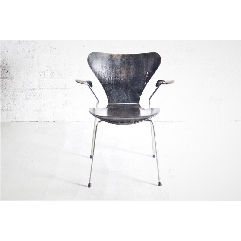 Vintage serie 7 chair by Fritz Hanzen