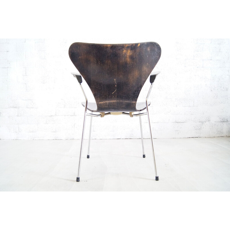 Vintage serie 7 chair by Fritz Hanzen