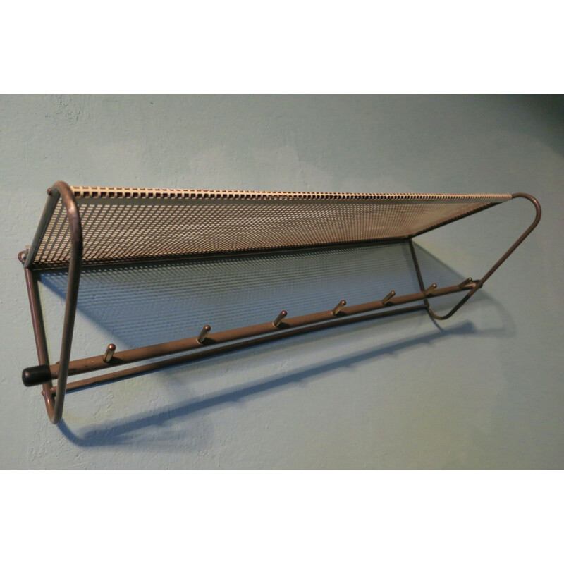 Mid-Century Mathieu Matégot Perforated Metal Coat Rack 1950s