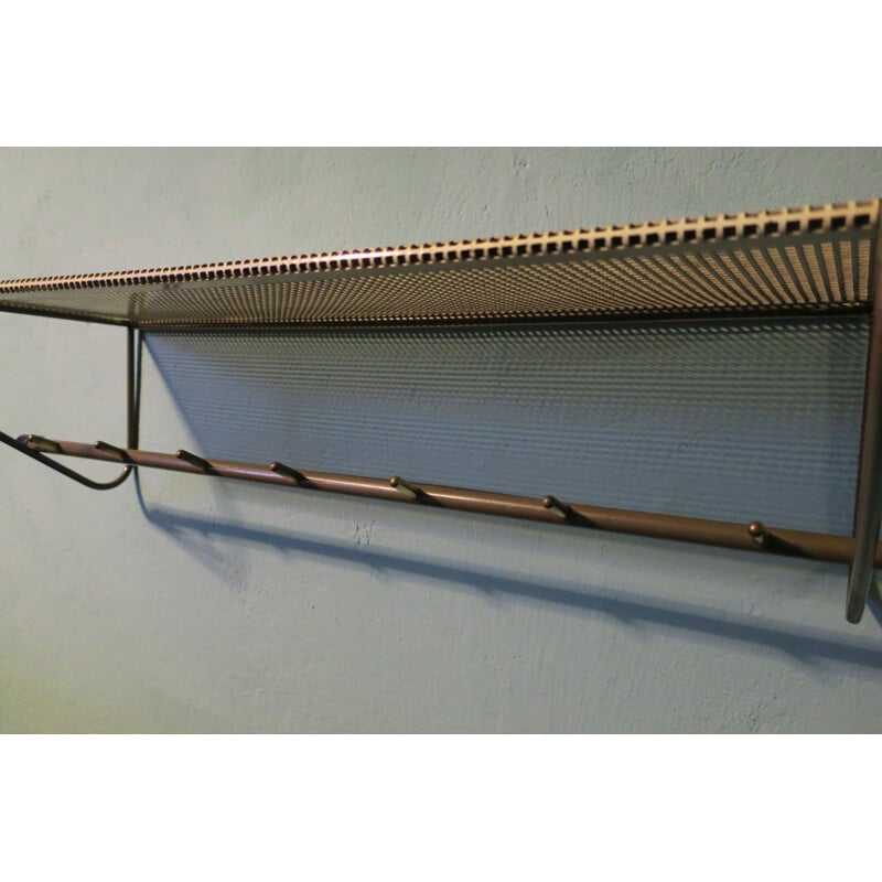 Mid-Century Mathieu Matégot Perforated Metal Coat Rack 1950s