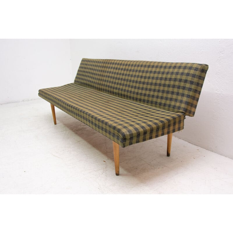 Mid century folding sofa-bench by Miroslav Navrátil Czechoslovakia 1960s