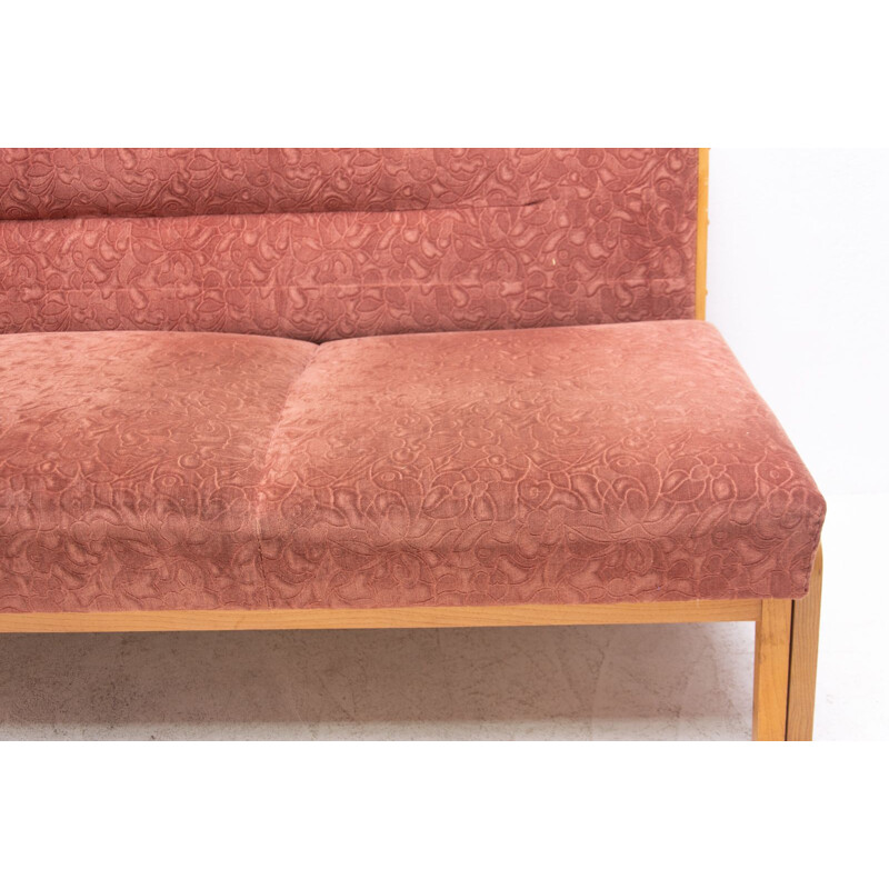 Mid century folding sofa-bench Czechoslovakia 1960s