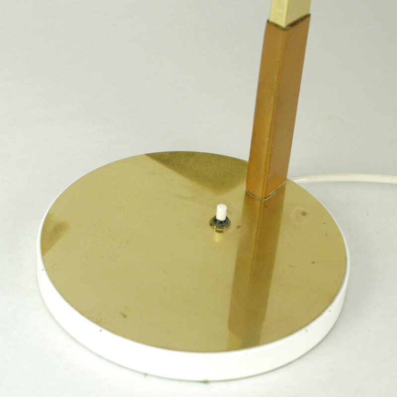 Austrian table lamp in brass and acrylic, J. T KALMAR - 1960s