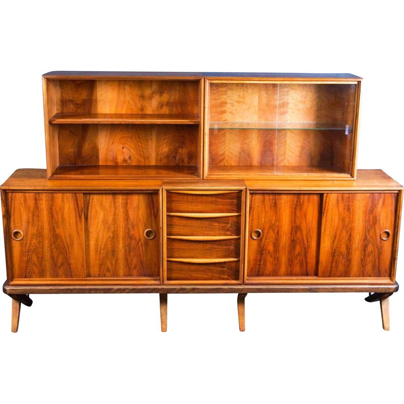 Vintage Rudolf Glatzel for Fristho Walnut Dressoir 1956s