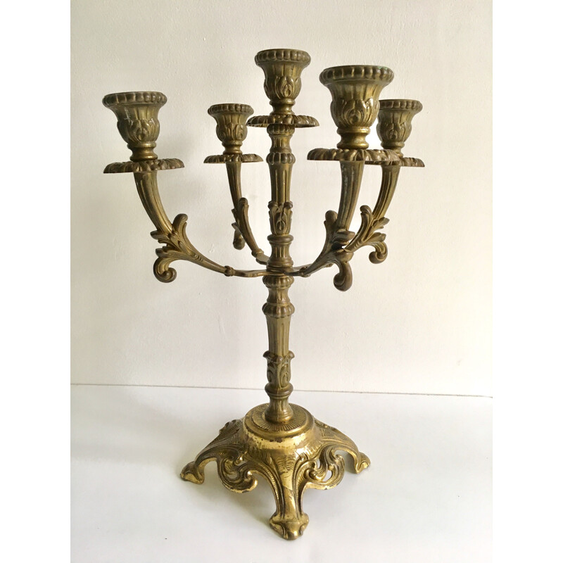 Vintage brass candlestick