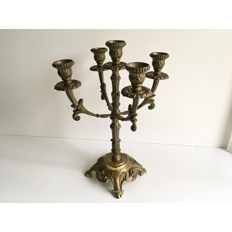 Vintage brass candlestick