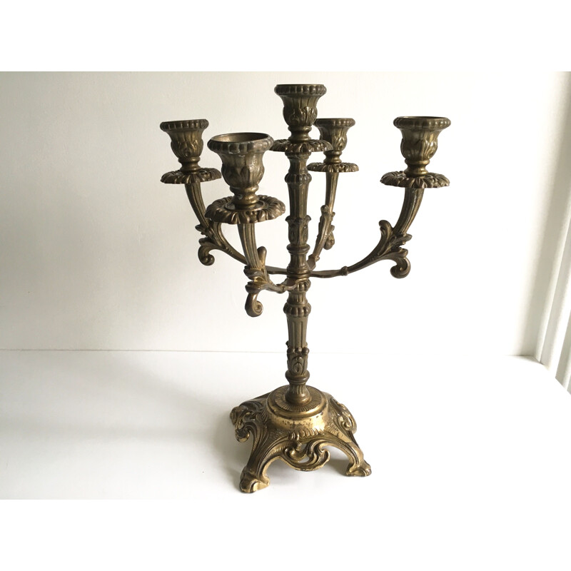 Vintage brass candlestick