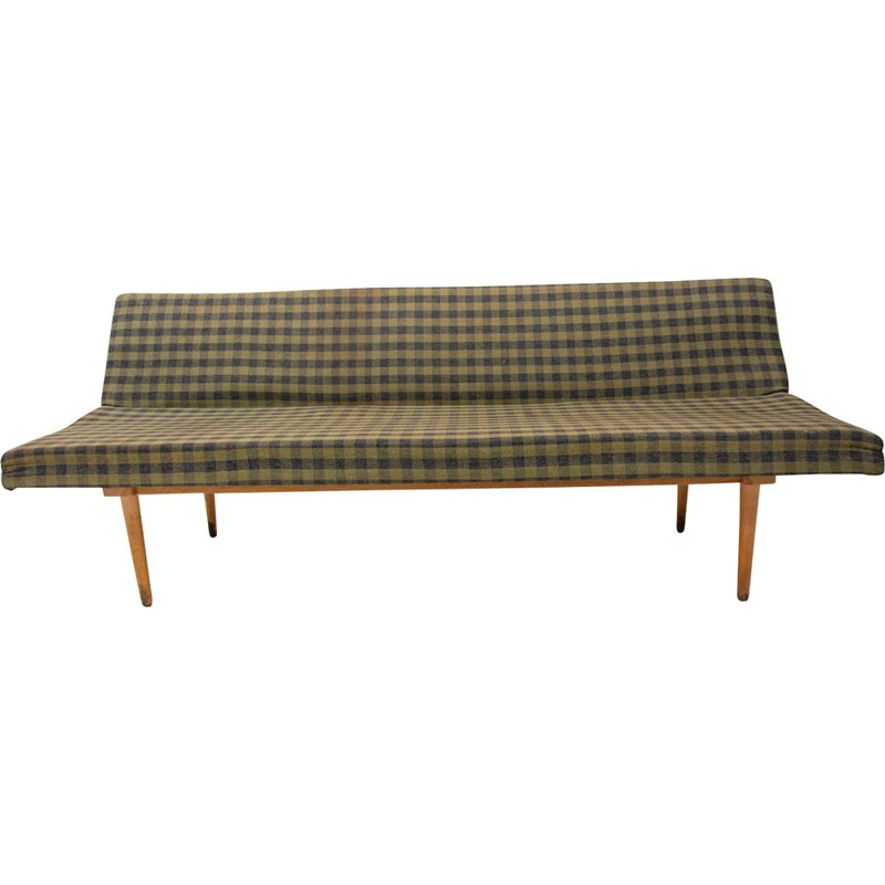 Mid century folding sofa-bench by Miroslav Navrátil Czechoslovakia 1960s