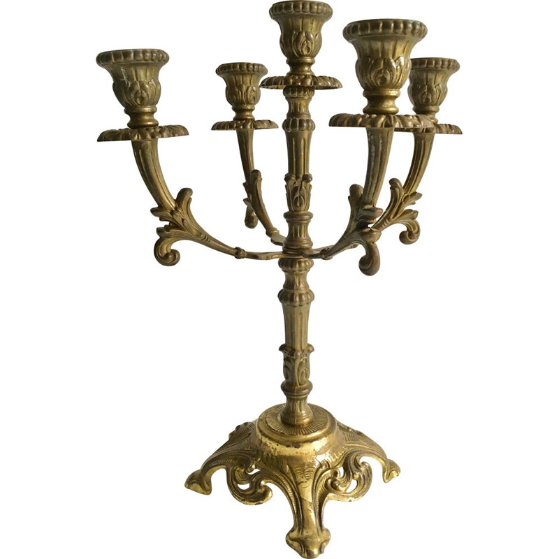 Vintage brass candlestick