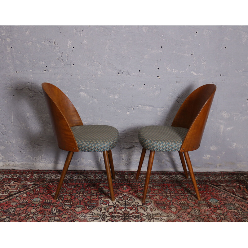 Lot de 4 chaises vintage par Antonin Suman Tchécoslovaquie 1960