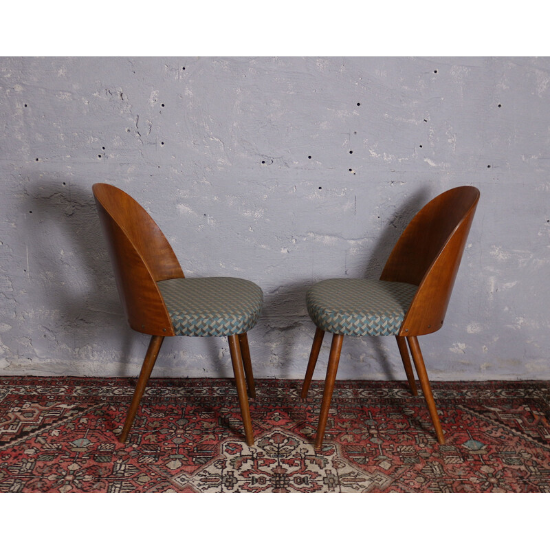 Set of 4 vintage dinning chairs by Antonin Suman Czechoslovakia 1960s