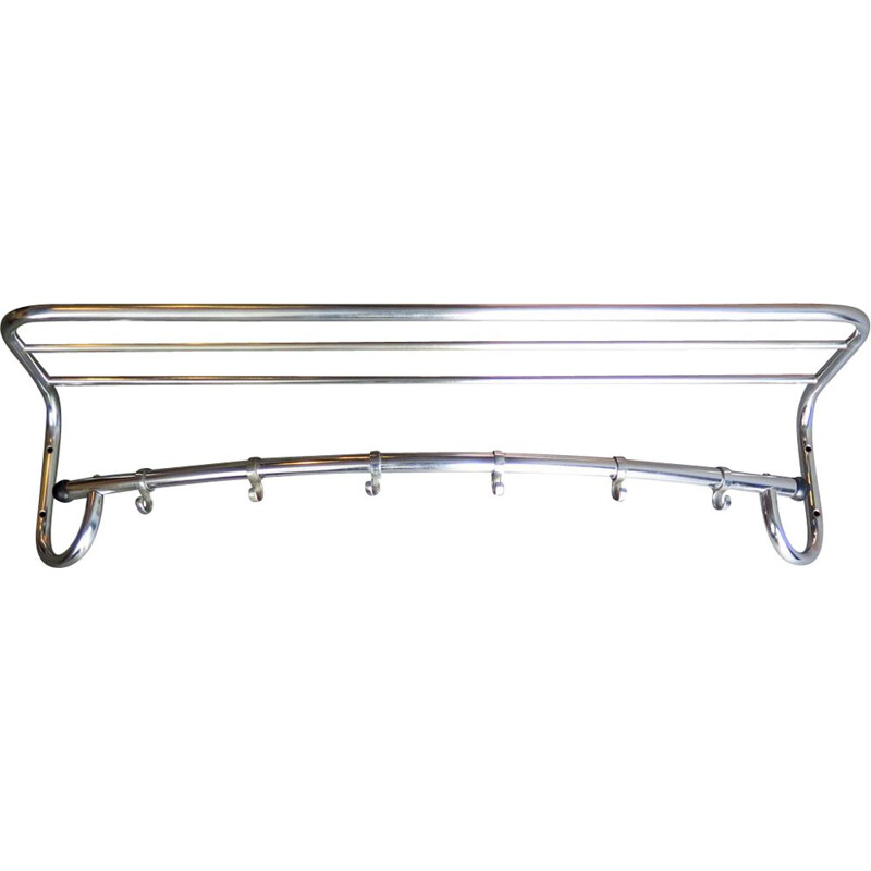 Vintage Chromed metal coat rack 1950s