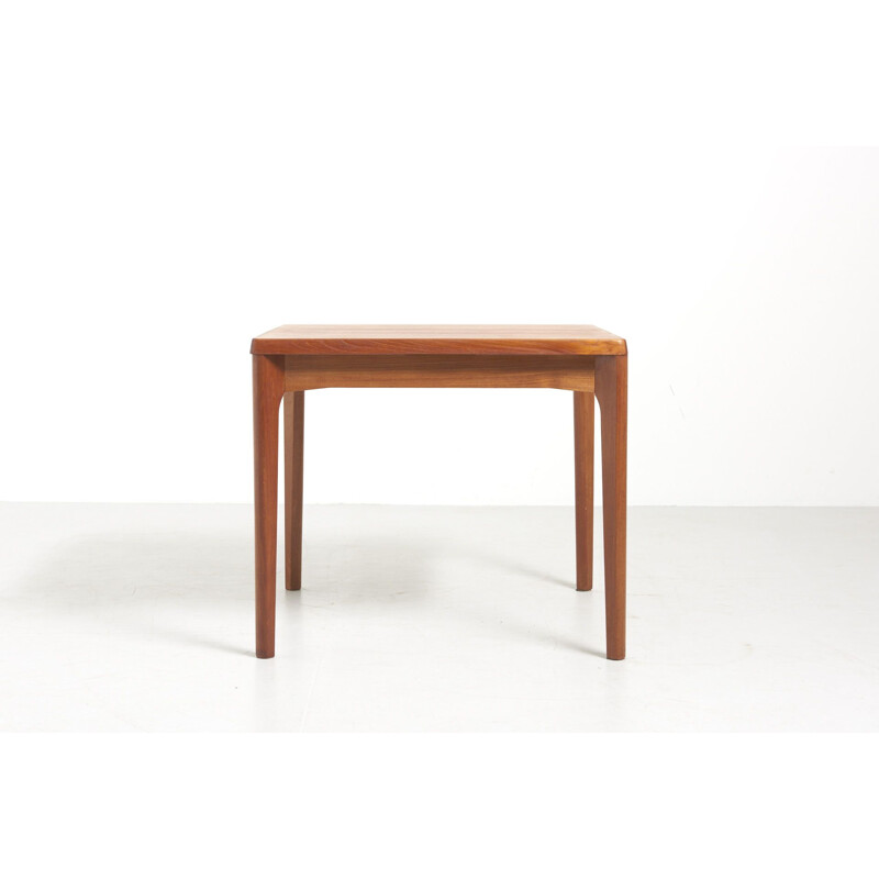 Small vintage Square Dining Table by Henning Kjaernulf for Vejle Denmark 1960s