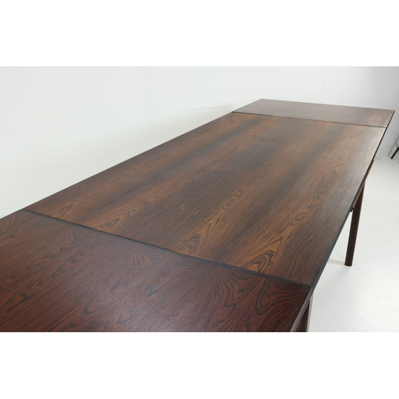 Vintage dinner table in rosewood by Kjaernulf Denmark