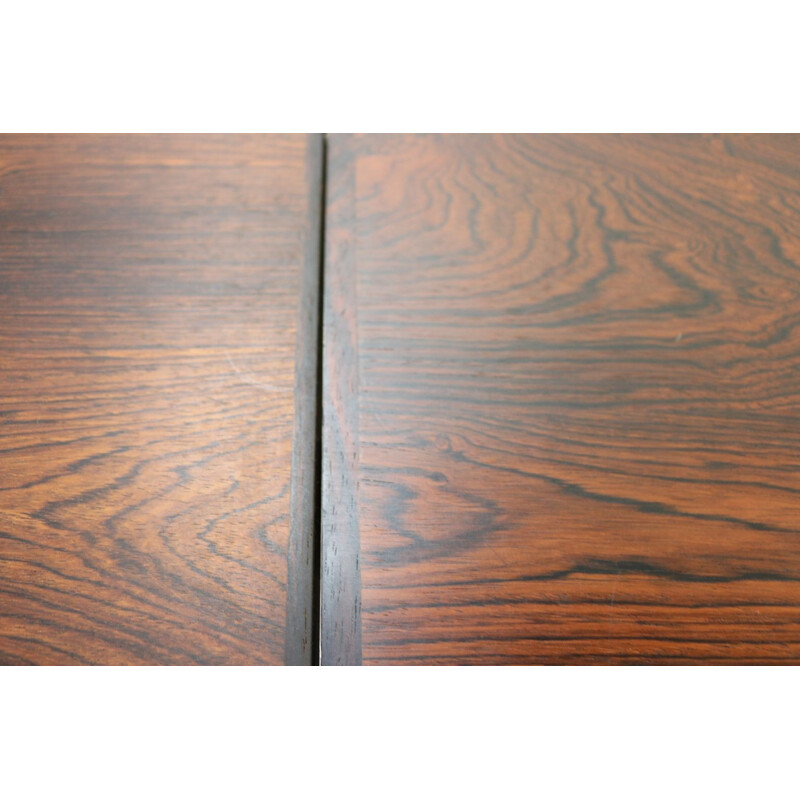 Vintage dinner table in rosewood by Kjaernulf Denmark