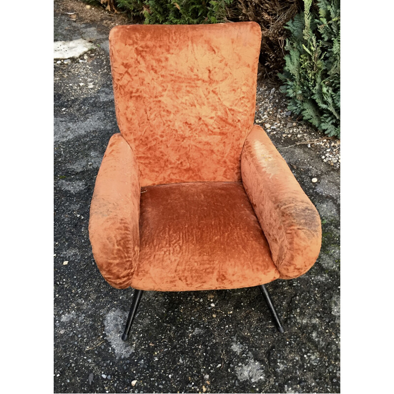 Vintage armchair Lady by Marco Zanuso 1950s