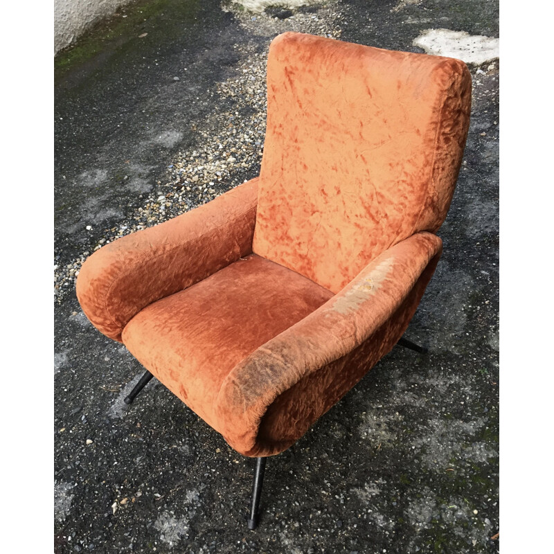 Vintage armchair Lady by Marco Zanuso 1950s