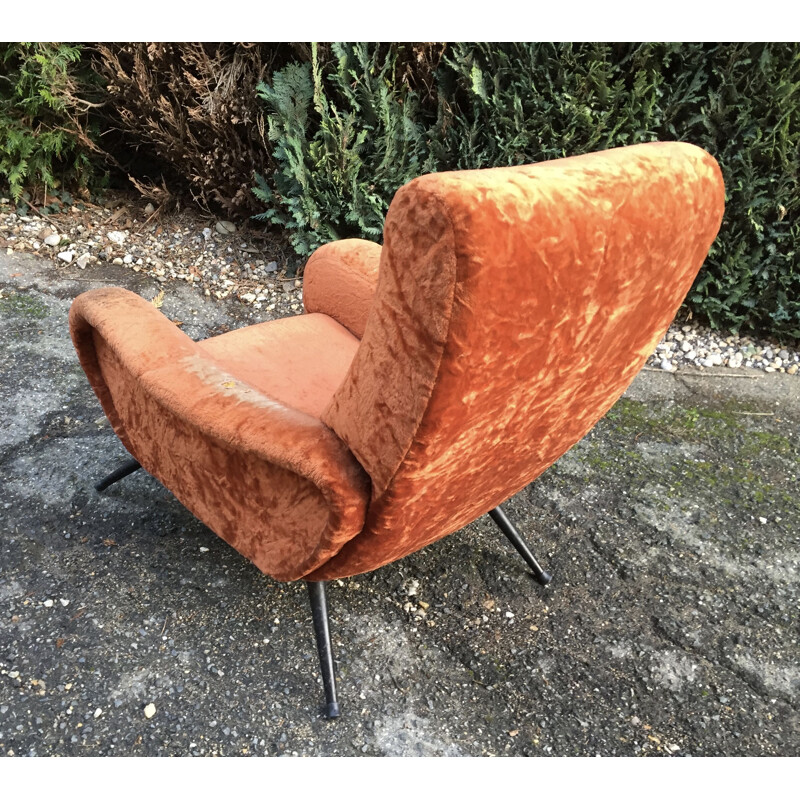 Vintage armchair Lady by Marco Zanuso 1950s