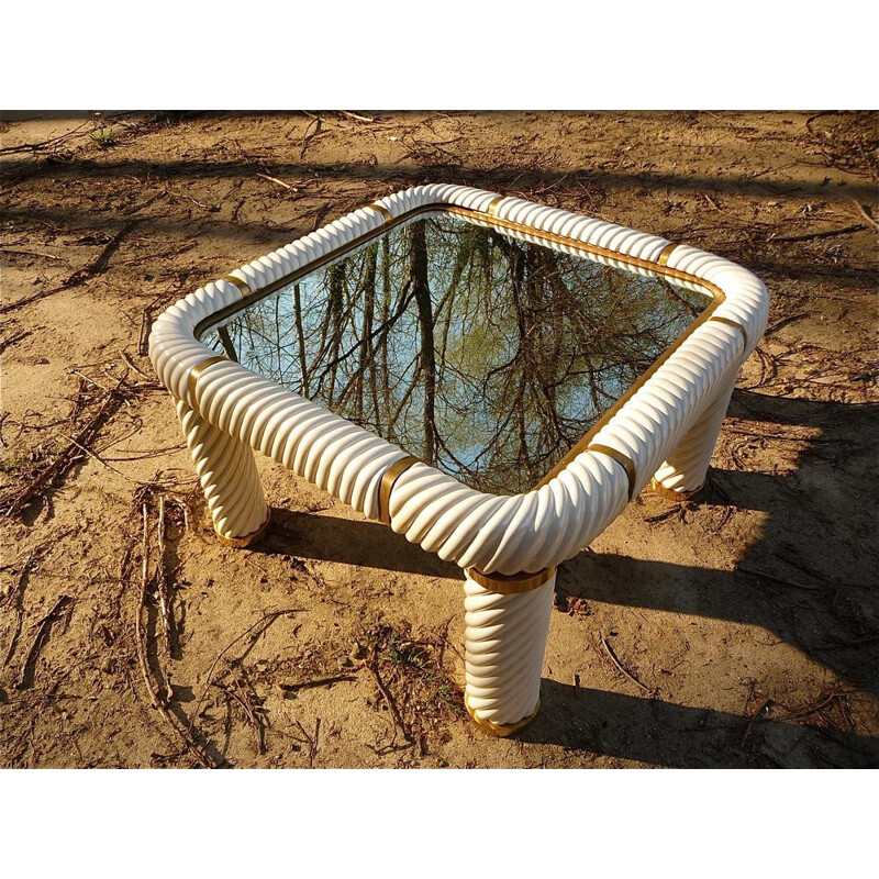 Vintage ceramic coffee table by Tommaso Barbi, Italy 1960