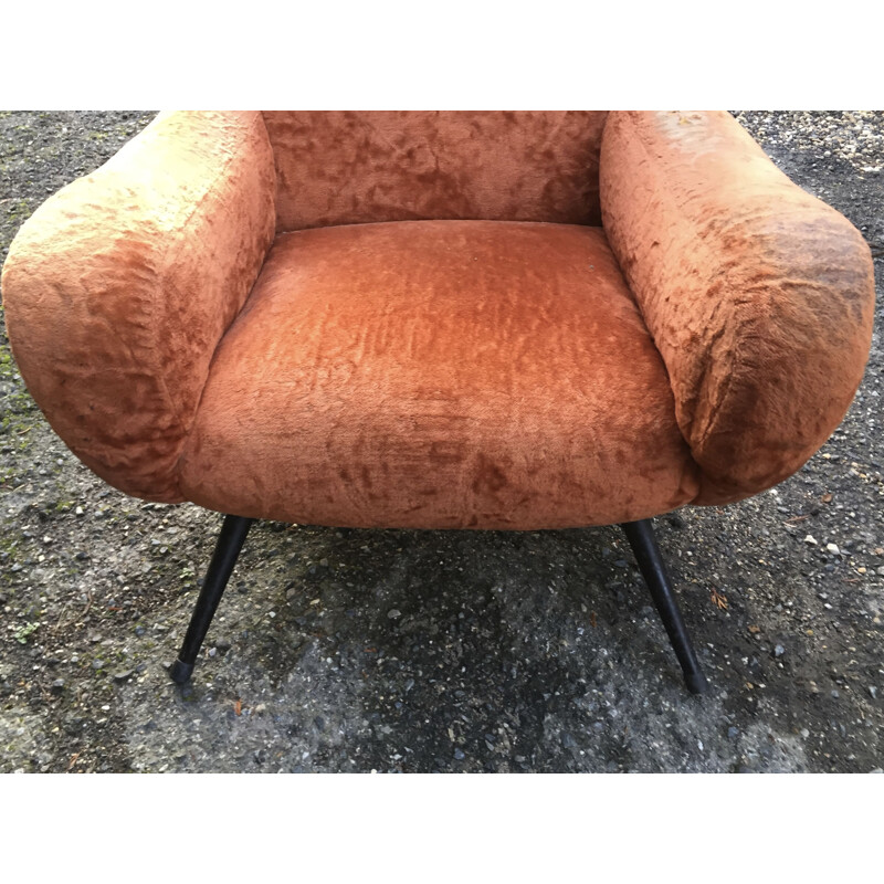 Vintage armchair Lady by Marco Zanuso 1950s