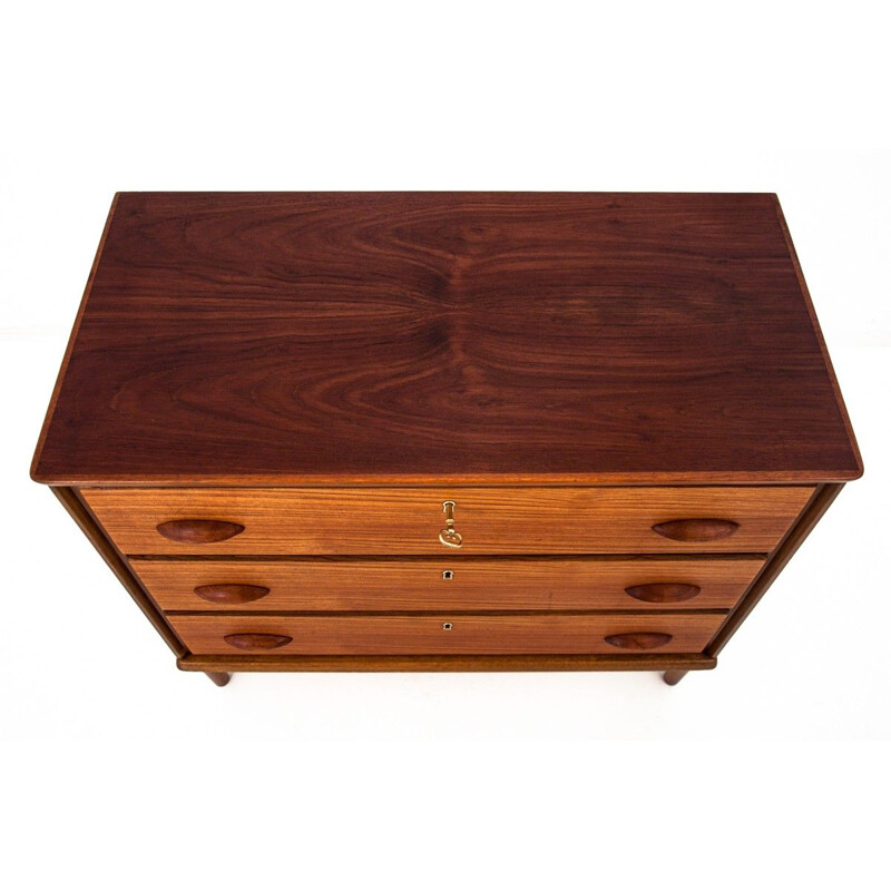 Vintage Teak chest of drawers Denmark 1960s