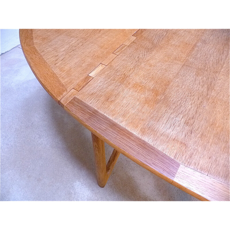 Jason Mobler "drop leaf" dining table in oak, Kurt OSTERVIG - 1960s