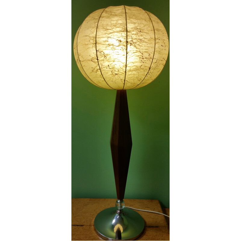 Mid-century table lamp in teak - 1960s