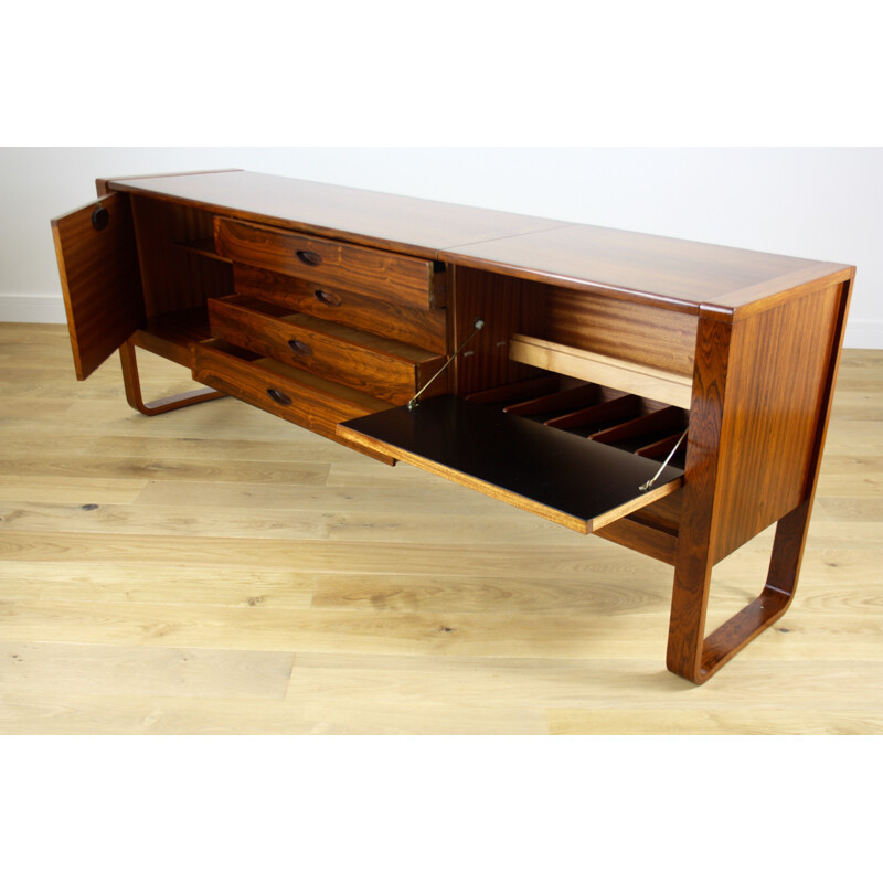 Uniflex sideboard in rosewood, Gunther HOFFSTEAD - 1950s