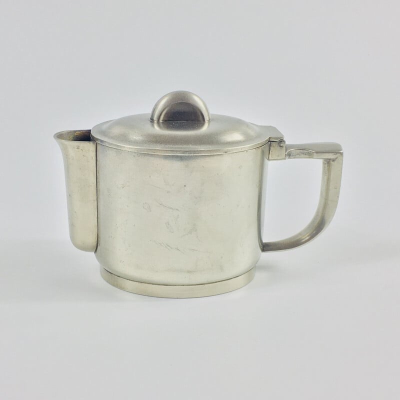 Vintage Silver Plated Berndorf Coffeepot Art Deco 1930s