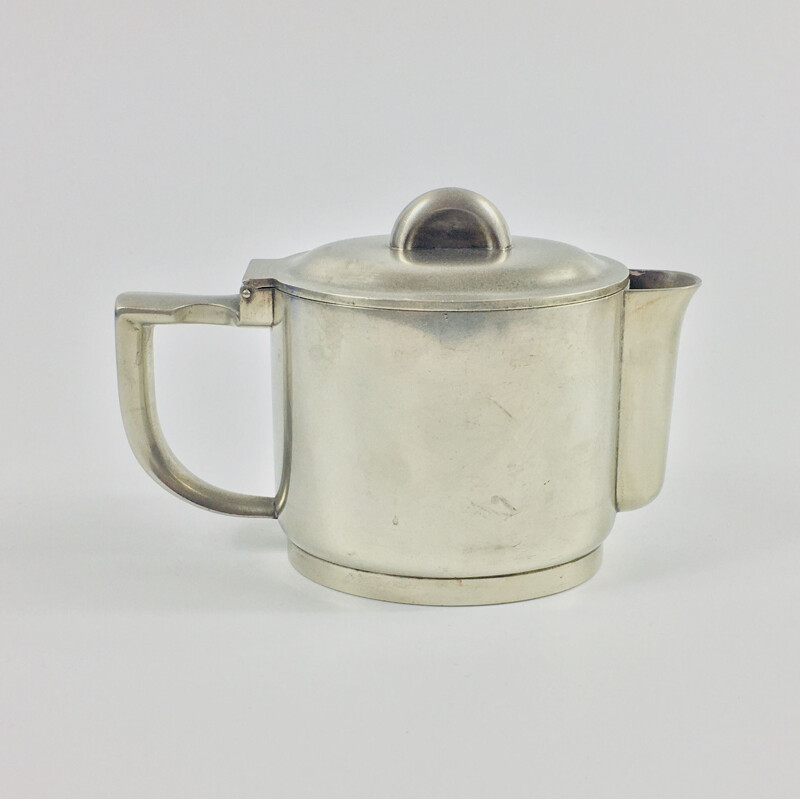Vintage Silver Plated Berndorf Coffeepot Art Deco 1930s