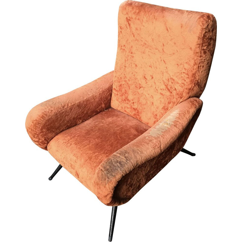 Vintage armchair Lady by Marco Zanuso 1950s