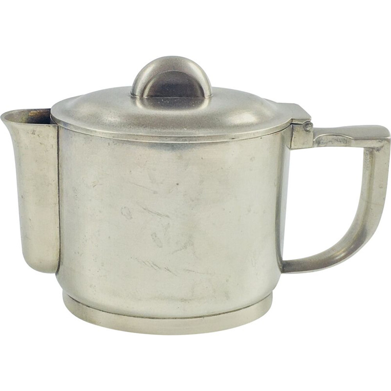 Vintage Silver Plated Berndorf Coffeepot Art Deco 1930s