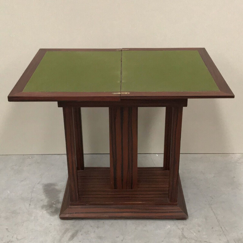 Vintage Rosewood Art Deco game table