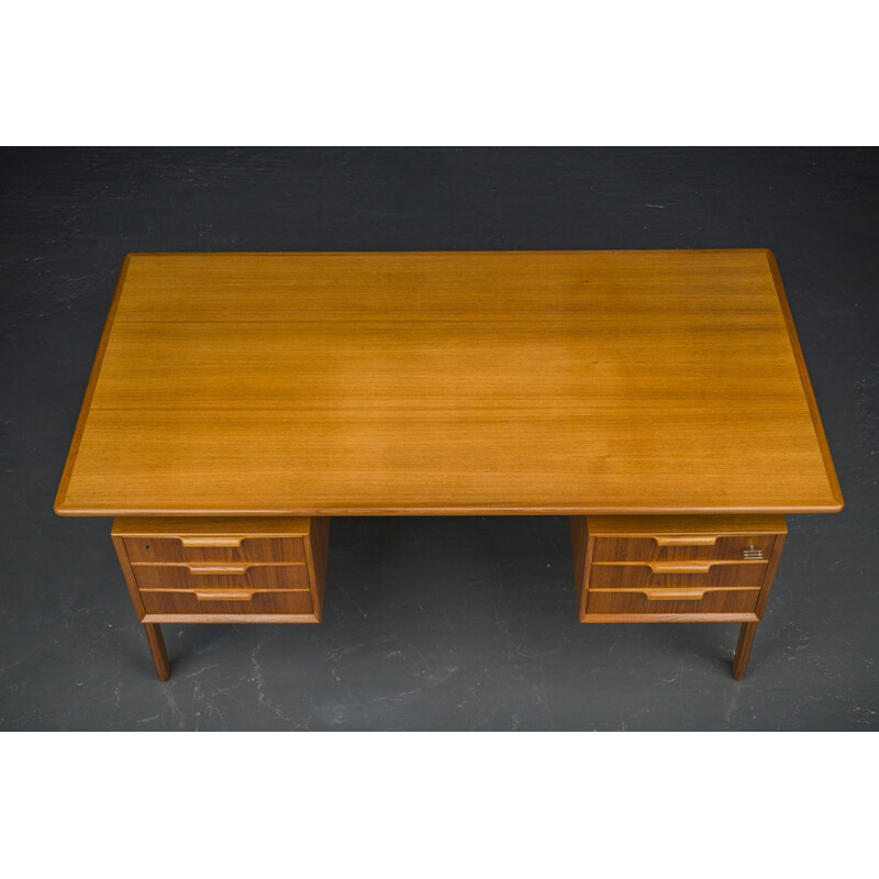 Mid-Century Teak Desk from Omann 1960s