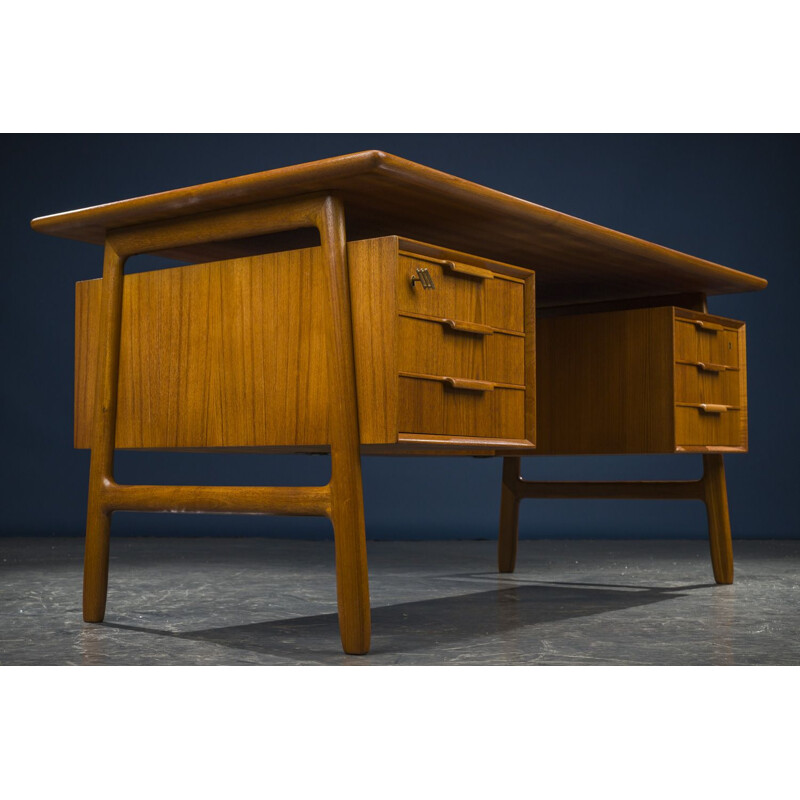 Mid-Century Teak Desk from Omann 1960s