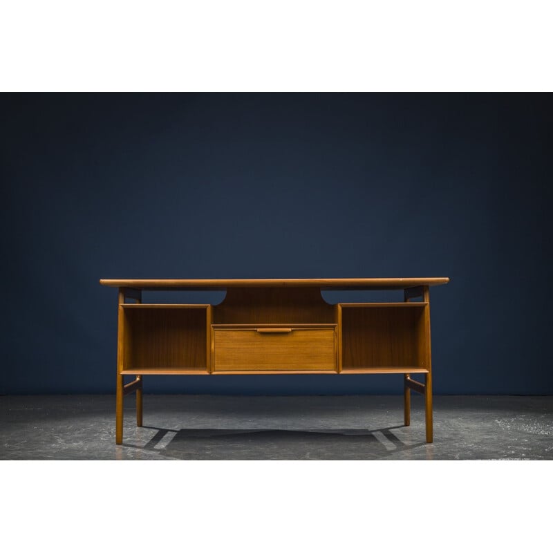 Mid-Century Teak Desk from Omann 1960s