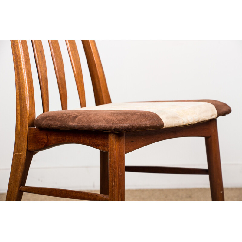 Set of 4 vintage teak chairs by Niels Koefoed 1960s