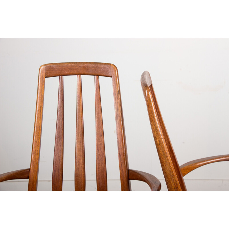 Pair of vintage teak armchairs by Niels Koefoed Danish 1960s