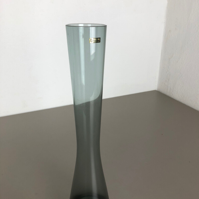 Vintage Turmalin vase de Wilhelm Wagenfeld para a WMF Alemanha 1960