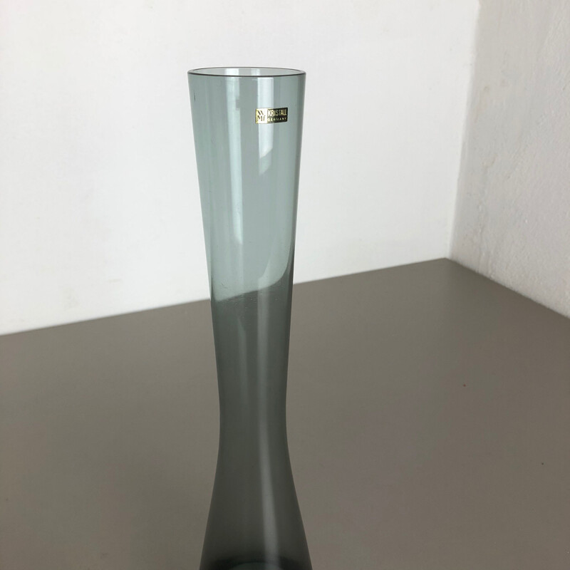 Vaso vintage Turmalin di Wilhelm Wagenfeld per WMF Germania 1960