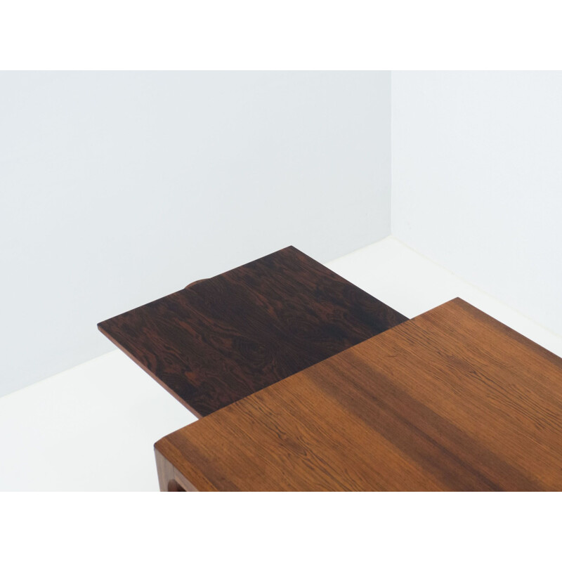 Table basse vintage en palissandre CFC Silkeborg par Johannes Andersen