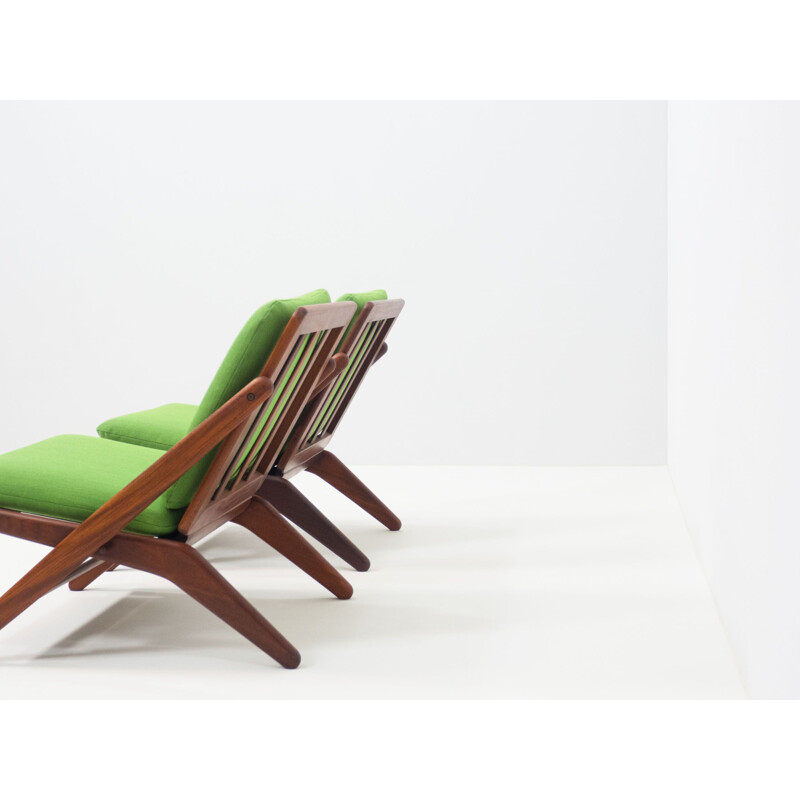 Pair of vintage folding chairs by Arne Hovmand Olsen