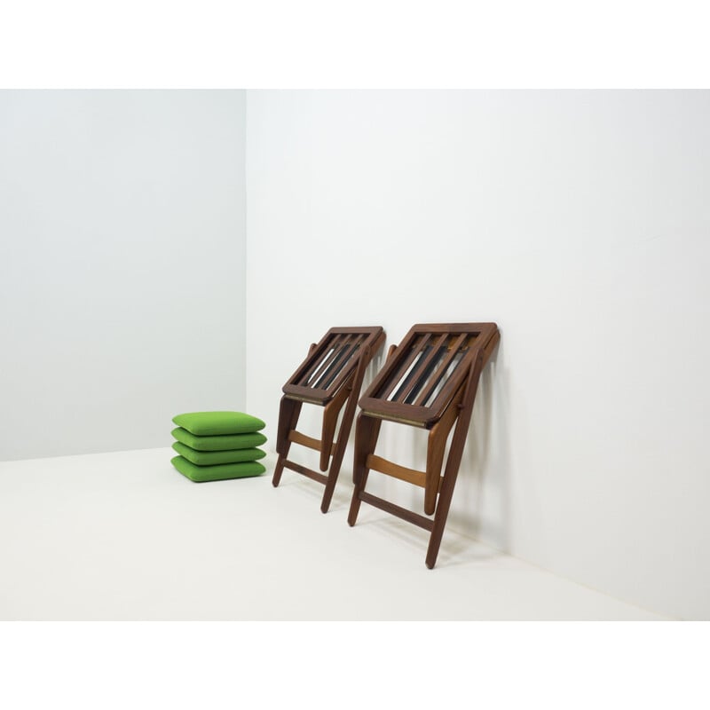 Paire de chaises vintage pliantes par Arne Hovmand Olsen