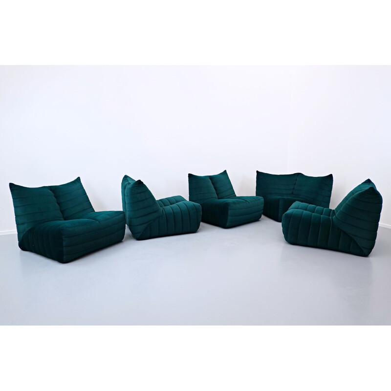 Vintage Sofa Zozo By Seven Salotti Italy 1970s