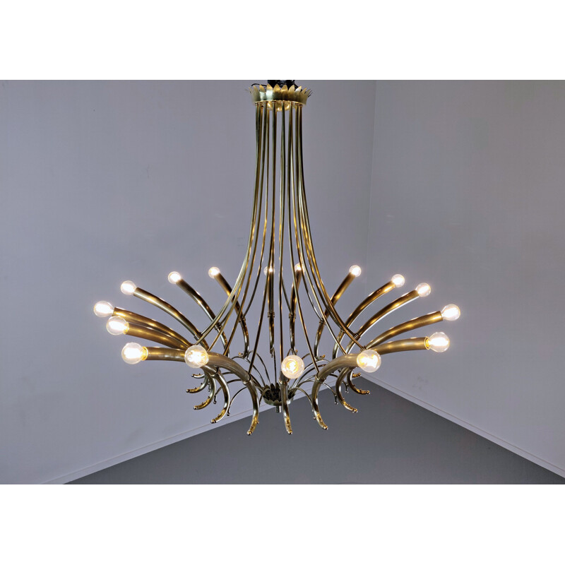 Vintage Chandelier Italian 1950s