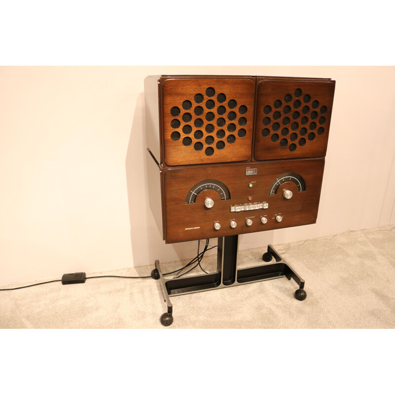Vintage Brionvega RR126, radio & recordplayer by Castiglioni & Giacomo Italy 1960's