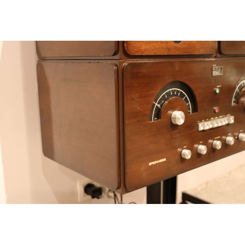 Vintage Brionvega RR126, radio & recordplayer by Castiglioni & Giacomo Italy 1960's