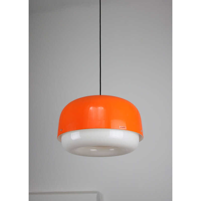 Vintage Medusa Pendant Lamp by Luigi Massoni for Guzzini Italian 1970s